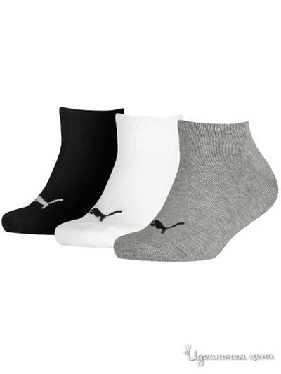 Носки, 3 пары Puma, цвет мультиколор