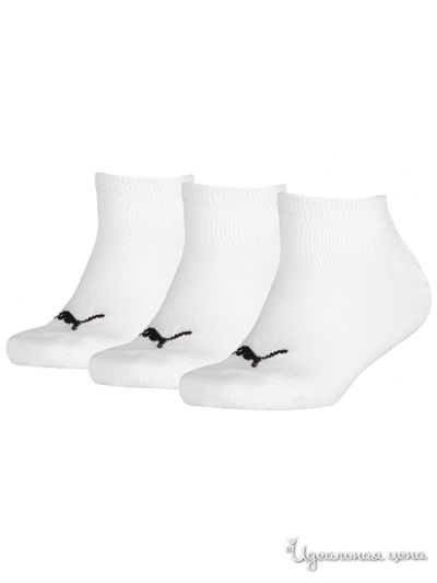 Носки, 3 пары Puma, цвет белый