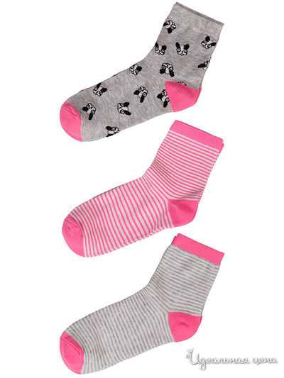 Носки, 3 пары 5.10.15, цвет мультиколор