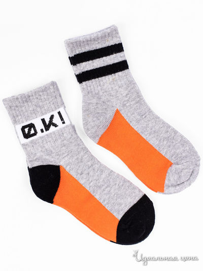 Носки, 2 пары 5.10.15, цвет серый