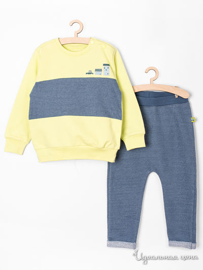 Костюм: толстовка, брюки 5.10.15, цвет голубой