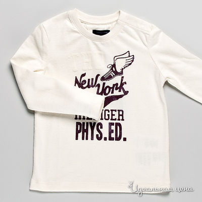 Лонгслив Tommy Hilfiger, цвет цвет молочный