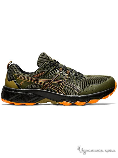 Кроссовки ASICS, цвет зеленый