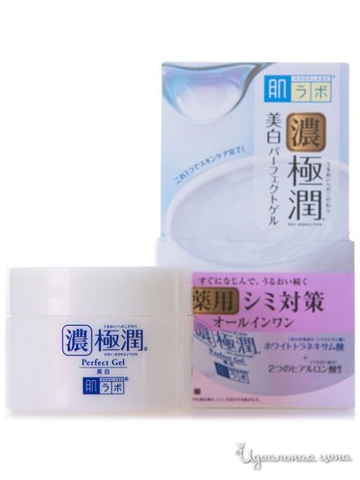 Гиалуроновый гель для лица "PERFECT GEL" выравнивающий тон кожи, 100 г, HADALABO