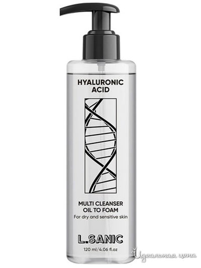 Гидрофильное масло-пенка с гиалуроновой кислотой, L'Sanic