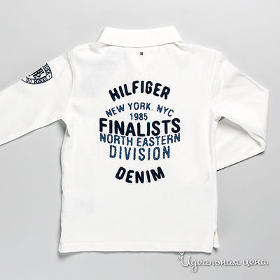 Рубашка-поло Tommy Hilfiger для мальчика, цвет молочный