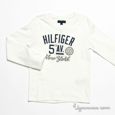 Лонгслив Tommy Hilfiger, цвет цвет молочный