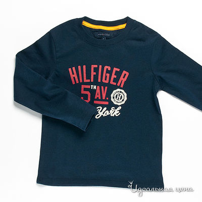 Лонгслив Tommy Hilfiger, цвет цвет синий