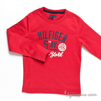Лонгслив Tommy Hilfiger, цвет цвет красный