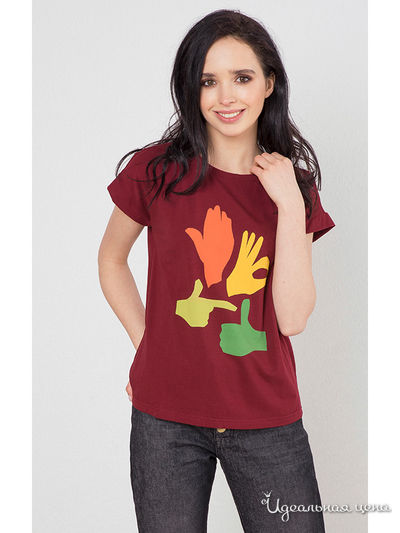 Футболка MR520, цвет бордовый