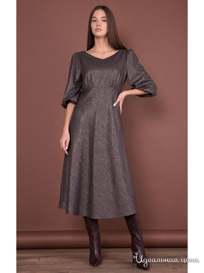 Платье MR520, цвет коричневый