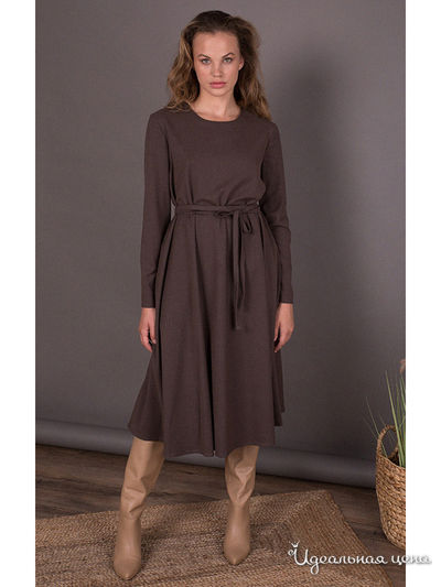 Платье MR520, цвет коричневый