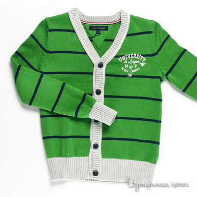 Кардиган Tommy Hilfiger, цвет цвет зеленый