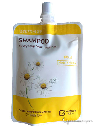 Шампунь для волос ECOGRAM, 100 мл, Our Herb Story