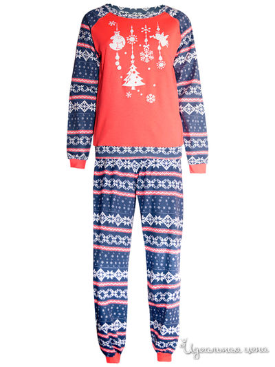 Пижама N.O.A., цвет синий, красный