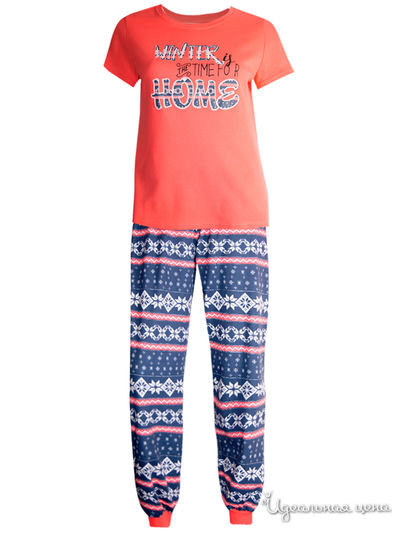 Пижама N.O.A., цвет синий, красный