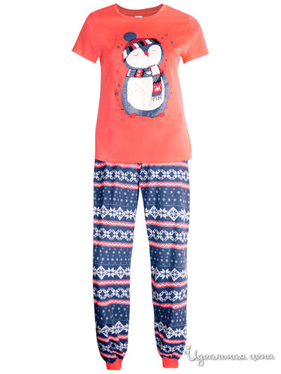 Пижама N.O.A., цвет синий, красный