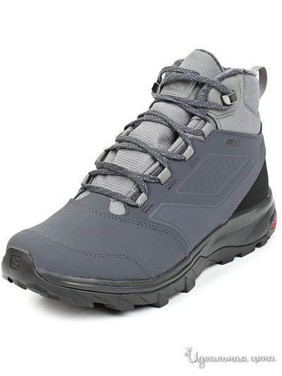 Ботинки SALOMON, цвет серый