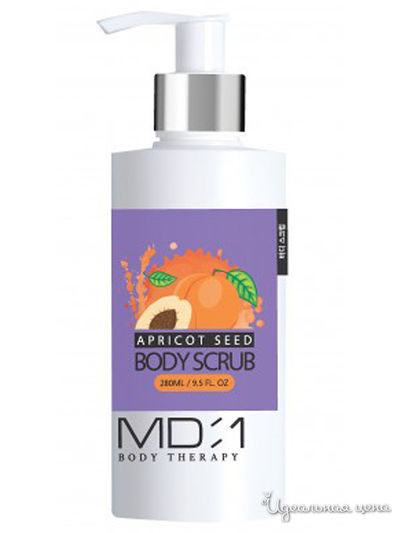 Скраб для тела с абрикосовой косточкой, 280 мл, Med B