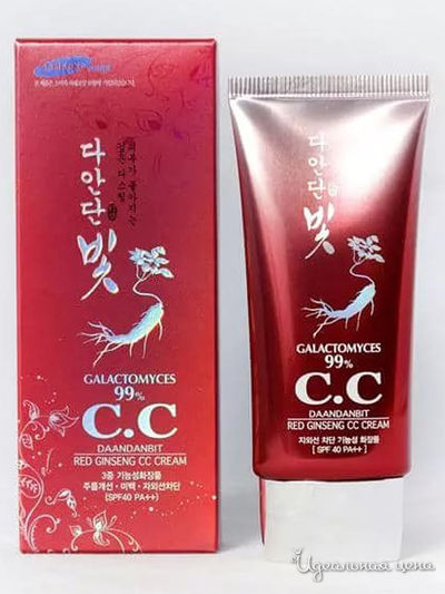 СС-крем легкий увлажняющий Daandanbit Red Ginseng C.C. Cream, 50 мл, JIGOTT