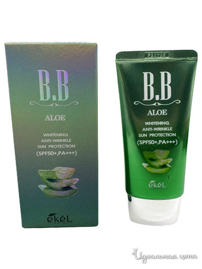 ВВ крем с экстрактом алоэ SPF 50+/PA+++, 50 мл, Ekel