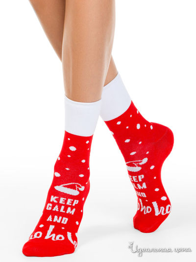 Носки CONTE, цвет красный