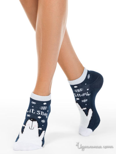 Носки CONTE, цвет темно-синий