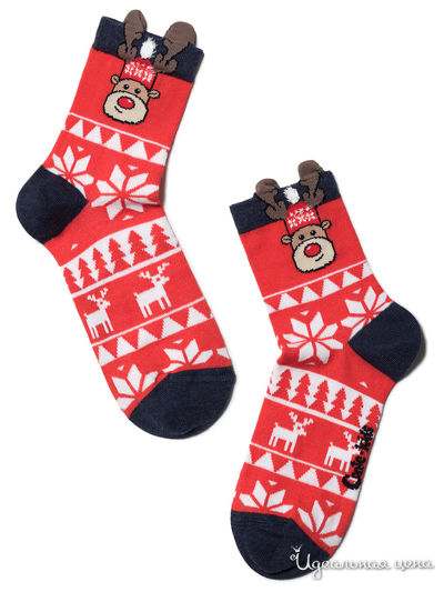 Носки CONTE, цвет красный