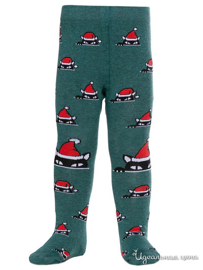 Колготки CONTE, цвет темно-бирюзовый