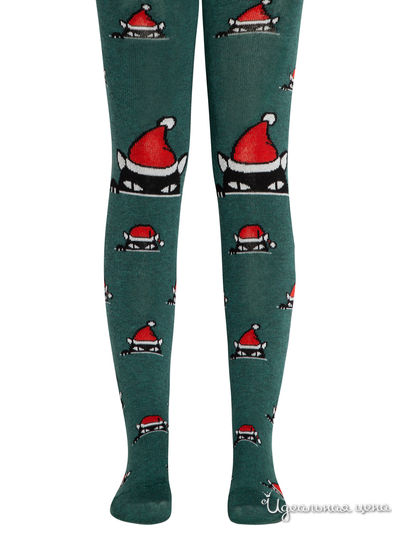 Колготки CONTE, цвет темно-бирюзовый