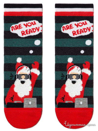 Носки CONTE, цвет темно-бирюзовый