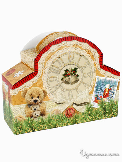 Сладкий новогодний подарок "Ретро часы", 800 г Алёнкины сладости