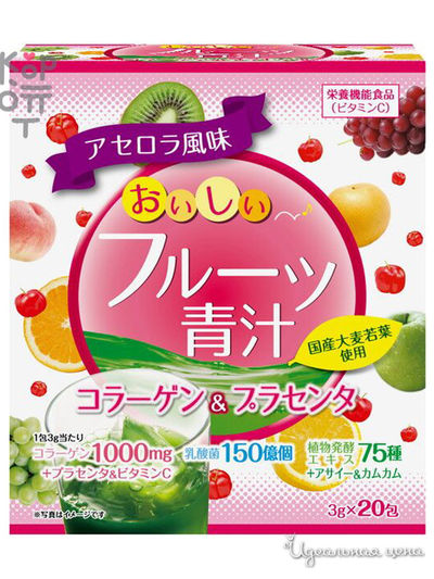 Аодзиру с коллагеном и плацентой Yuwa, цвет Мультиколор