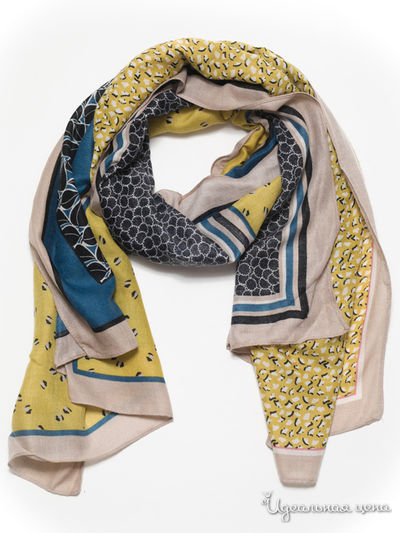 Палантин, 90*180 см Vera Victoria Vito, цвет желтый