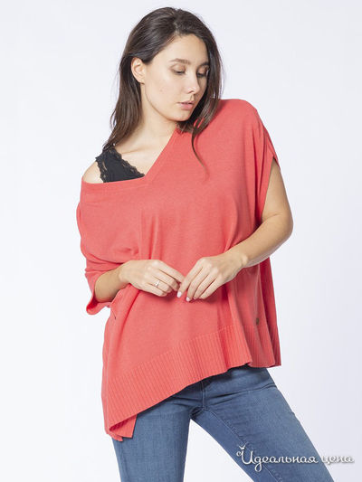 Пончо S.Oliver, цвет коралловый