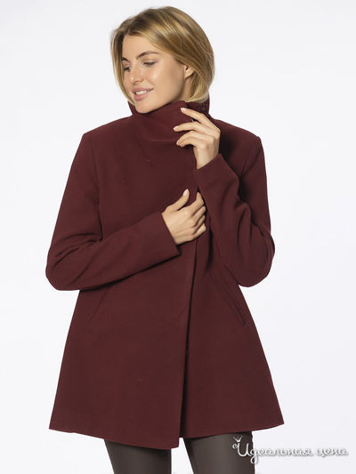 Пальто Zero, цвет бордовый