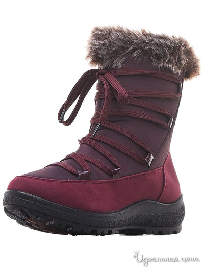 Дутики Mon Ami, цвет бордовый