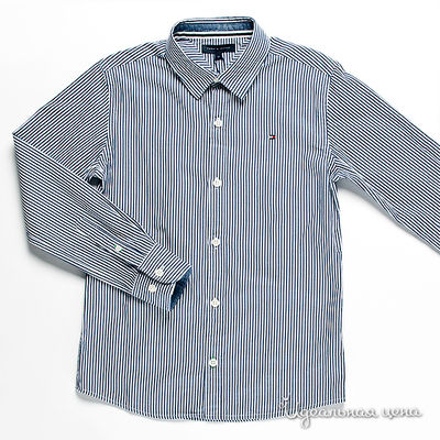 рубашка Tommy Hilfiger, цвет цвет синий