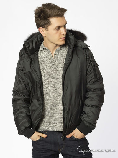 Пуховик Zara, цвет черный