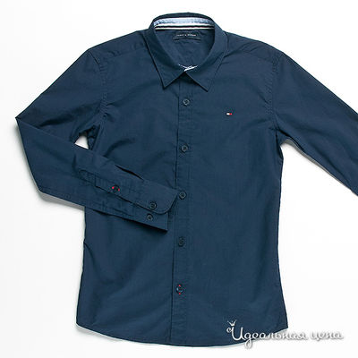 Рубашка Tommy Hilfiger для мальчика, цвет темно-синий
