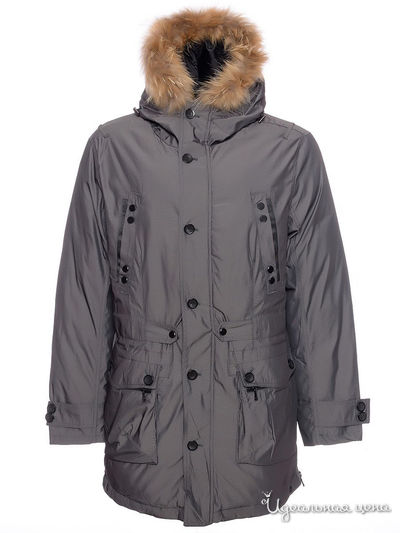 Пуховик Bearloga, цвет серый