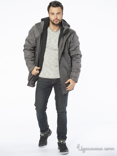 Куртка Jack Wolfskin, цвет серый