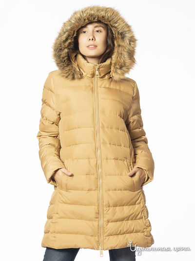 Пальто Tommy Hilfiger, цвет горчичный