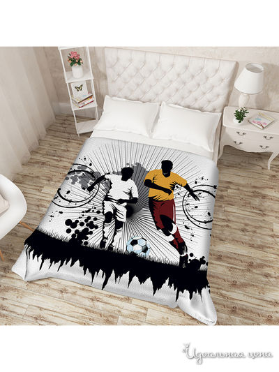 Покрывало "Футбол", Евро Сирень, цвет мультиколор