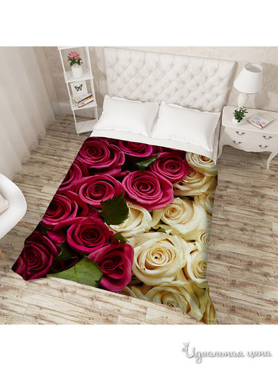 Покрывало "Контраст оттенков", Евро Сирень, цвет мультиколор