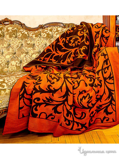 Плед, 135*200 см Veronika Style, цвет коричневый