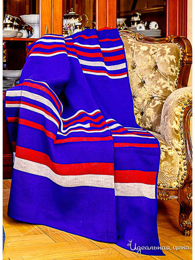 Плед, 135*190 см Veronika Style, цвет синий