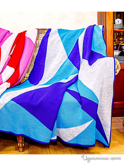 Плед, 135*195 см Veronika Style, цвет синий