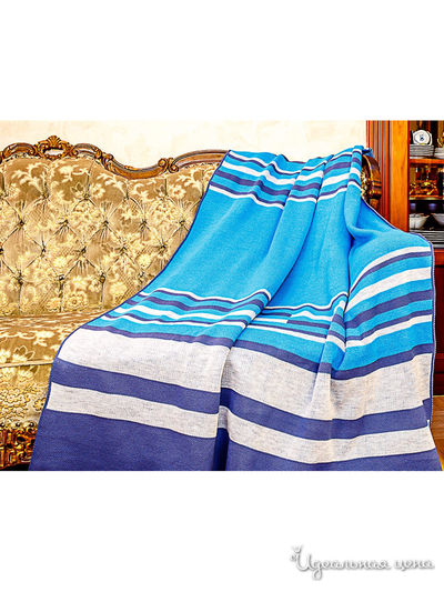 Плед, 135*190 см Veronika Style, цвет бирюзовый