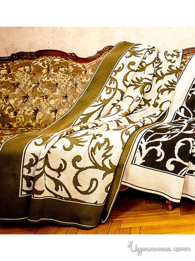 Плед, 145*210 см Veronika Style, цвет зеленый